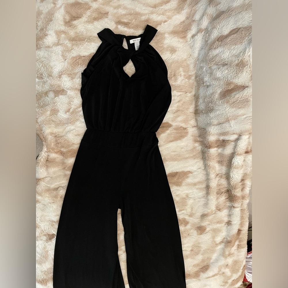 White House Black Market Black Jumpsuit